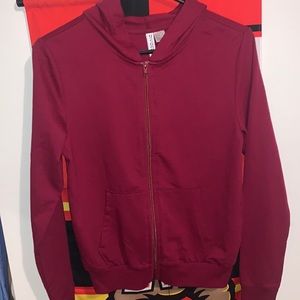 Red Zip Hoodie